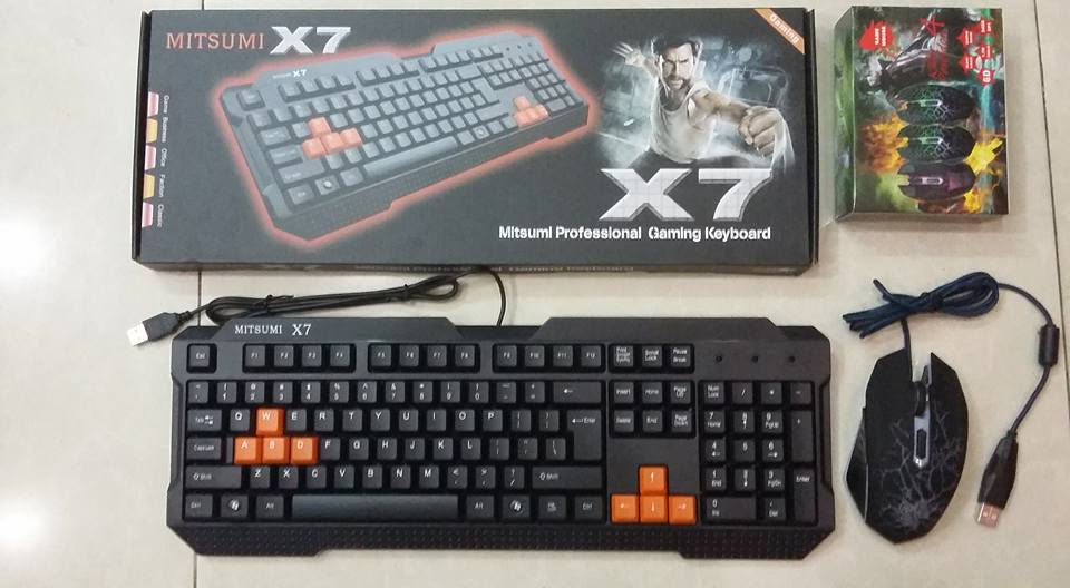 Keyboard Mitsumi Gaming X7 USB