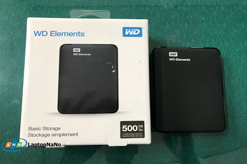 Ổ CỨNG DI ĐỘNG WD Elements 500GB 2.5 USB 3.0, CÒN BẢO HÀNH CHÍNH HÃNG WD, CHẤT LƯỢNG 100%